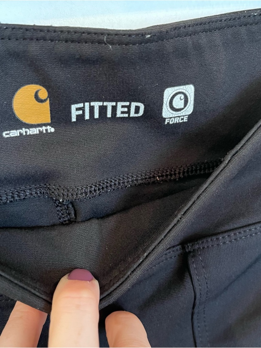 Carhartt Force Midweight Fitted Utility Leggings Black Women’s Small - Picture 6 of 7
